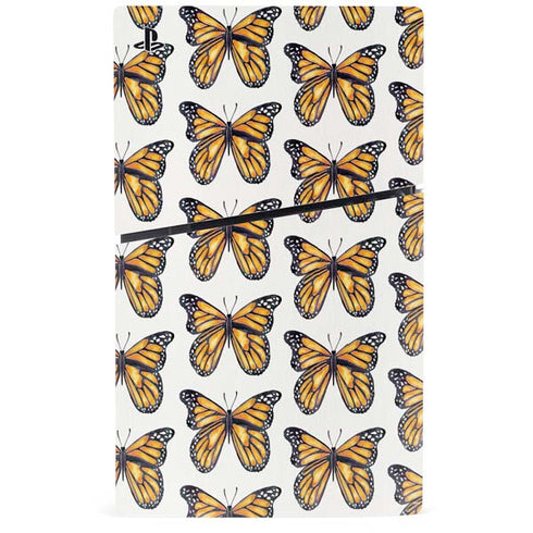 Monarch Butterflies by Cat Coq PS5 Slim Disk Console Skin