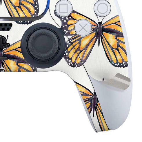 Monarch Butterflies by Cat Coq PS5 Slim Digital Edition Bundle Skin