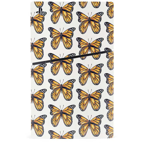 Monarch Butterflies by Cat Coq PS5 Slim Digital Edition Console Skin