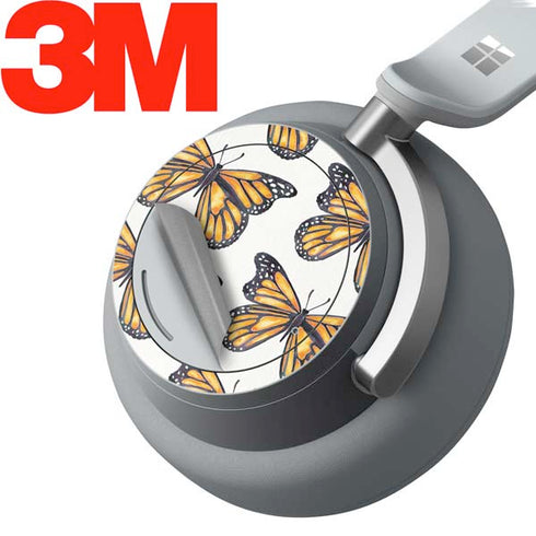 Cat Coq Monarch Butterflies Surface Headphones Skin