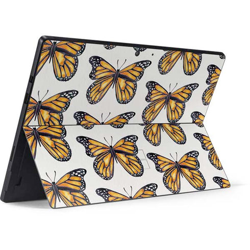 Cat Coq Monarch Butterflies Surface Pro 7 Skin