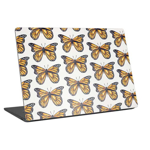 Cat Coq Monarch Butterflies Universal Laptop 17in (13.8 x 10in) Skin
