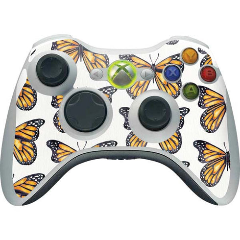Cat Coq Monarch Butterflies Xbox 360 Wireless Controller Skin