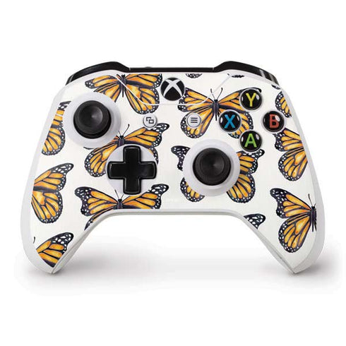 Cat Coq Monarch Butterflies Xbox One S Controller Skin