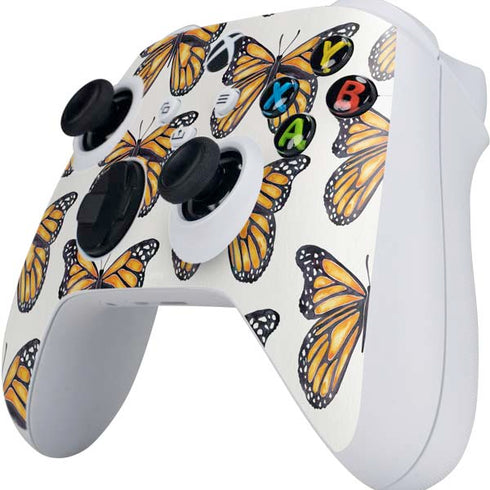 Cat Coq Monarch Butterflies Xbox Series S Controller Skin