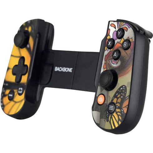 Monarch butterfly Fairy by Jasmine Becket-Griffith Backbone One for iPhone Game Controller Skin