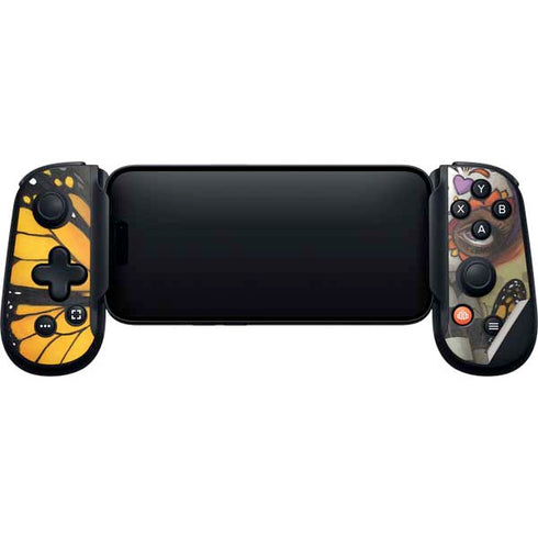 Monarch butterfly Fairy by Jasmine Becket-Griffith Backbone One for iPhone Game Controller Skin