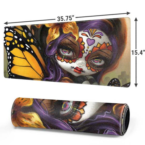 Monarch butterfly Fairy by Jasmine Becket-Griffith Gaming Mouse Pad