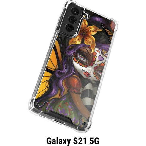 Monarch butterfly Fairy by Jasmine Becket-Griffith Galaxy S21 5G Clear Case