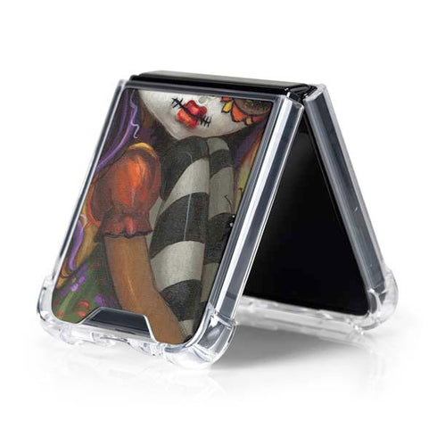 Monarch butterfly Fairy by Jasmine Becket-Griffith Galaxy Z Flip5 5G Clear Case