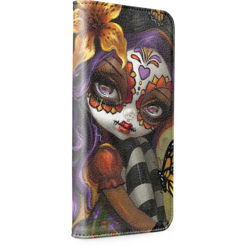 Monarch butterfly Fairy by Jasmine Becket-Griffith iPhone 15 Plus Folio Case