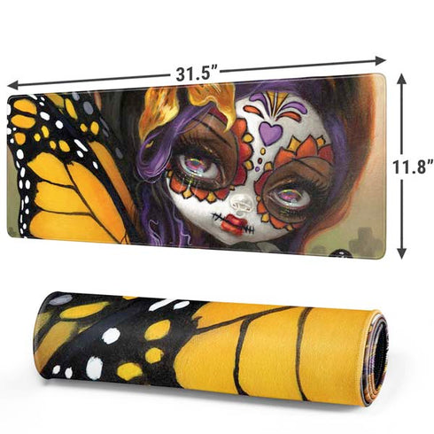 Monarch butterfly Fairy by Jasmine Becket-Griffith Gaming Mouse Pad