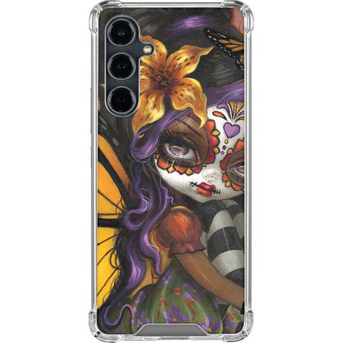 Monarch butterfly Fairy by Jasmine Becket-Griffith Galaxy S23 FE Clear Case