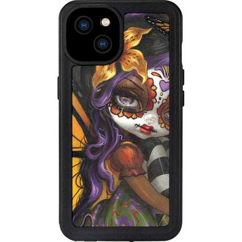 Monarch butterfly Fairy by Jasmine Becket-Griffith iPhone 15 Plus Waterproof Case