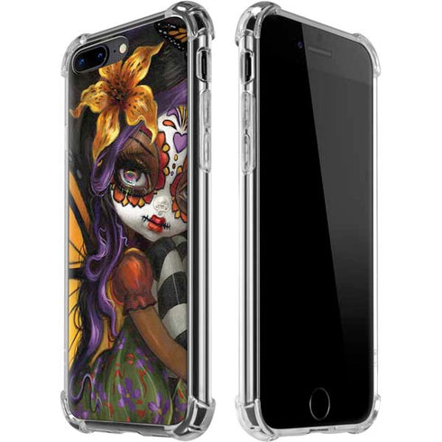 Monarch butterfly Fairy by Jasmine Becket-Griffith iPhone 7/8 Plus Clear Case