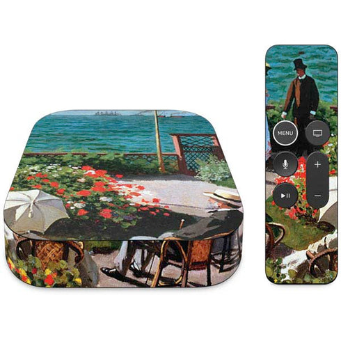 Claude Monet The Terrace at Sainte-Adresse Apple TV Skin