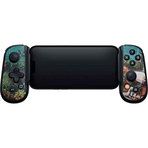 Monet - The Terrace at Sainte-Adresse by Monet Backbone One for iPhone Game Controller Skin