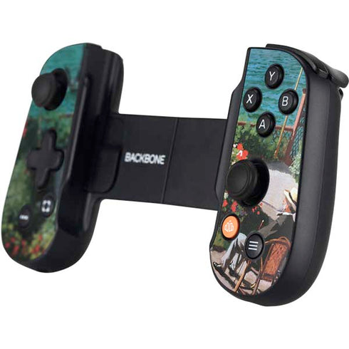 Monet - The Terrace at Sainte-Adresse by Monet Backbone One for iPhone Game Controller Skin