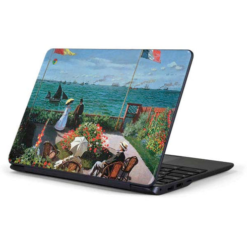 Claude Monet The Terrace at Sainte-Adresse Samsung Chromebook Skin