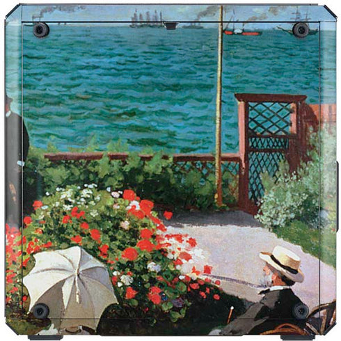 Claude Monet The Terrace at Sainte-Adresse Cooler Master MasterBox Q300L Mini Tower Skin