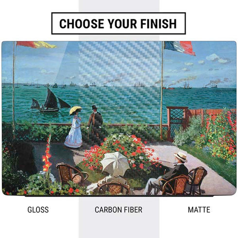 Claude Monet The Terrace at Sainte-Adresse Dell Vostro Skin