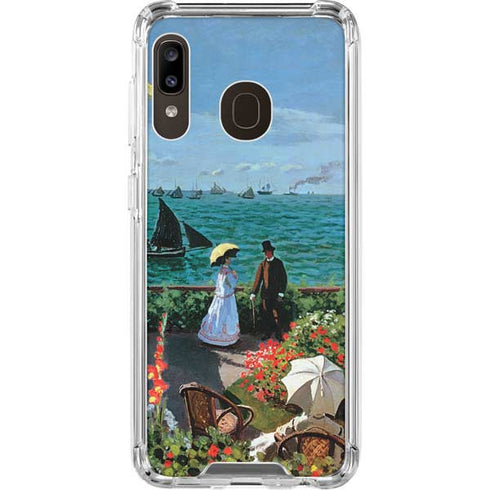 Claude Monet The Terrace at Sainte-Adresse Galaxy A30 Clear Case