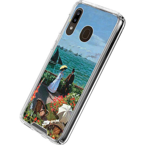 Claude Monet The Terrace at Sainte-Adresse Galaxy A30 Clear Case