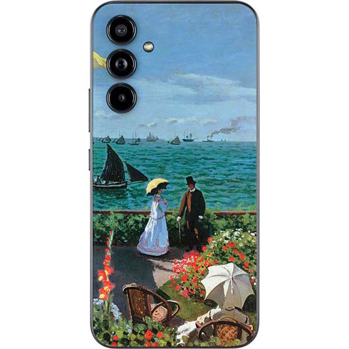 Claude Monet The Terrace at Sainte-Adresse Galaxy A54 5G Skin