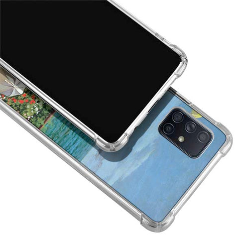 Claude Monet The Terrace at Sainte-Adresse Galaxy A71 5G Clear Case