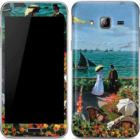 Claude Monet The Terrace at Sainte-Adresse Galaxy J3 Skin
