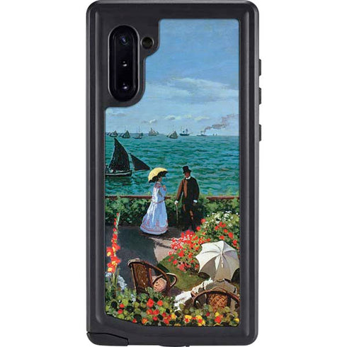 Claude Monet The Terrace at Sainte-Adresse Galaxy Note 10 Waterproof Case
