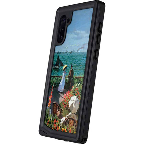 Claude Monet The Terrace at Sainte-Adresse Galaxy Note 10 Waterproof Case