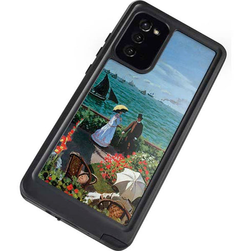 Claude Monet The Terrace at Sainte-Adresse Galaxy Note20 5G Waterproof Case