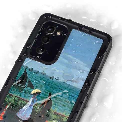 Claude Monet The Terrace at Sainte-Adresse Galaxy Note20 5G Waterproof Case