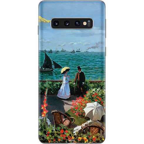 Claude Monet The Terrace at Sainte-Adresse Galaxy S10 Skin