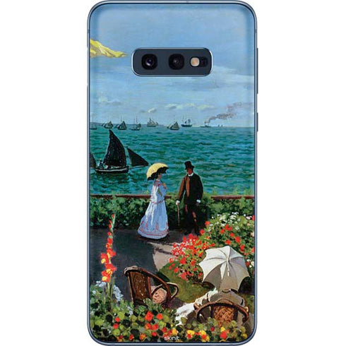 Claude Monet The Terrace at Sainte-Adresse Galaxy S10e Skin