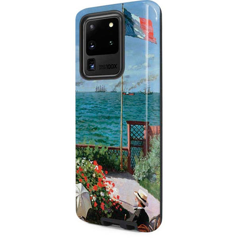 Claude Monet The Terrace at Sainte-Adresse Galaxy S20 Ultra 5G Pro Case