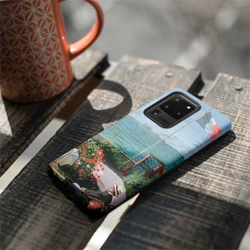 Claude Monet The Terrace at Sainte-Adresse Galaxy S20 Ultra 5G Pro Case