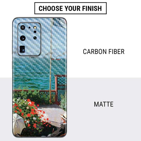 Claude Monet The Terrace at Sainte-Adresse Galaxy S20 Ultra 5G Skin