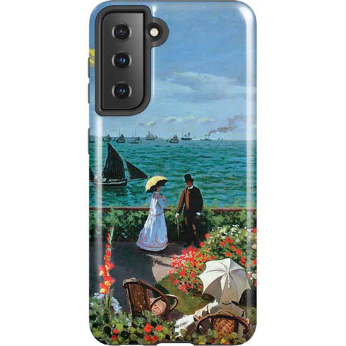 Claude Monet The Terrace at Sainte-Adresse Galaxy S21 5G Pro Case