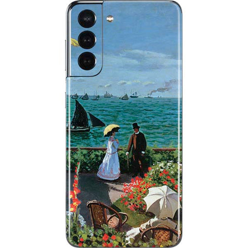 Claude Monet The Terrace at Sainte-Adresse Galaxy S21 5G Skin