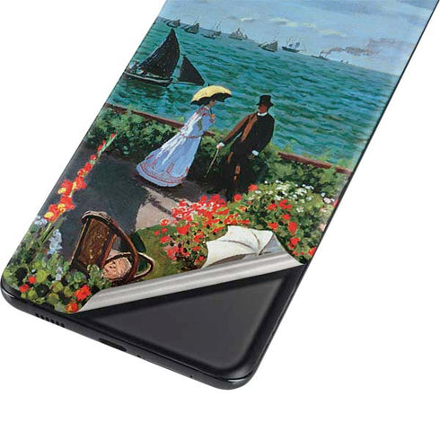Claude Monet The Terrace at Sainte-Adresse Galaxy S21 5G Skin