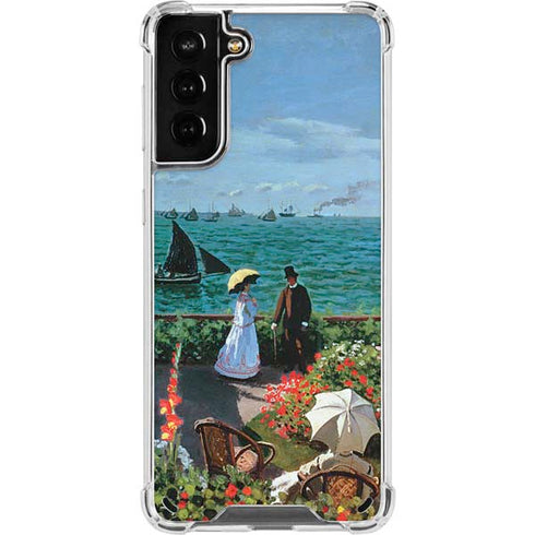Claude Monet The Terrace at Sainte-Adresse Galaxy S21 Plus 5G Clear Case
