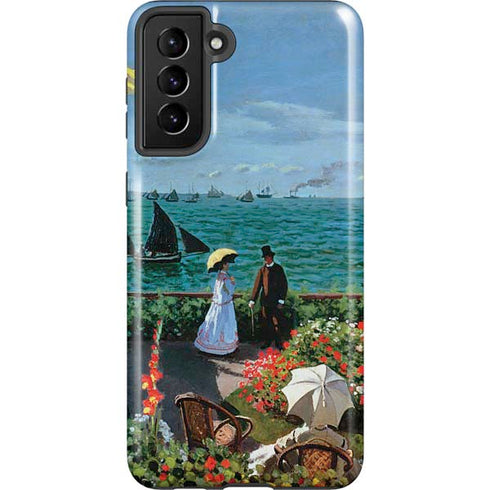 Claude Monet The Terrace at Sainte-Adresse Galaxy S21 Plus 5G Pro Case
