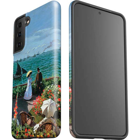Claude Monet The Terrace at Sainte-Adresse Galaxy S21 Plus 5G Pro Case