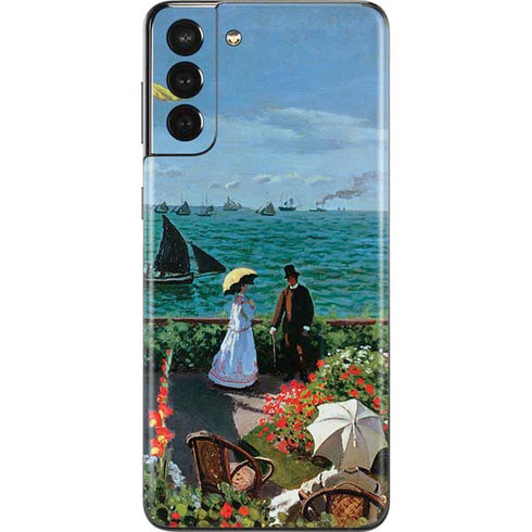 Claude Monet The Terrace at Sainte-Adresse Galaxy S21 Plus 5G Skin