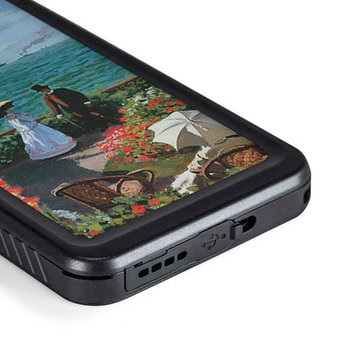 Claude Monet The Terrace at Sainte-Adresse Galaxy S23 Plus Waterproof Case
