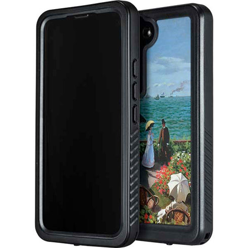 Claude Monet The Terrace at Sainte-Adresse Galaxy S23 Waterproof Case