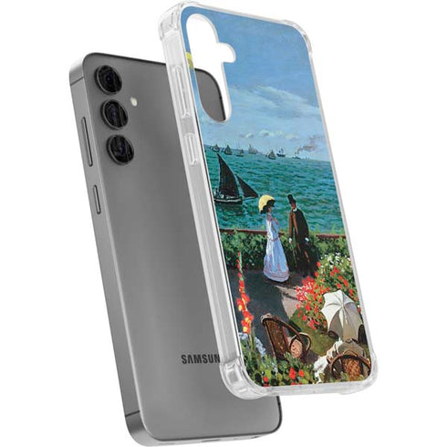 Monet - The Terrace at Sainte-Adresse by Monet Galaxy S24 Plus Clear Case