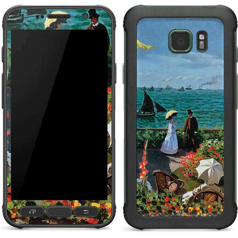 Claude Monet The Terrace at Sainte-Adresse Galaxy S7 Active Skin